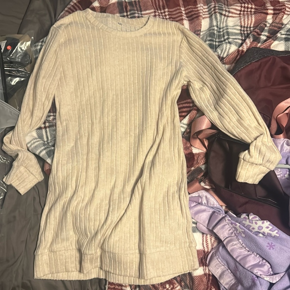Beige long sleeve